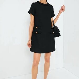 Black Jackie Tweed Dress